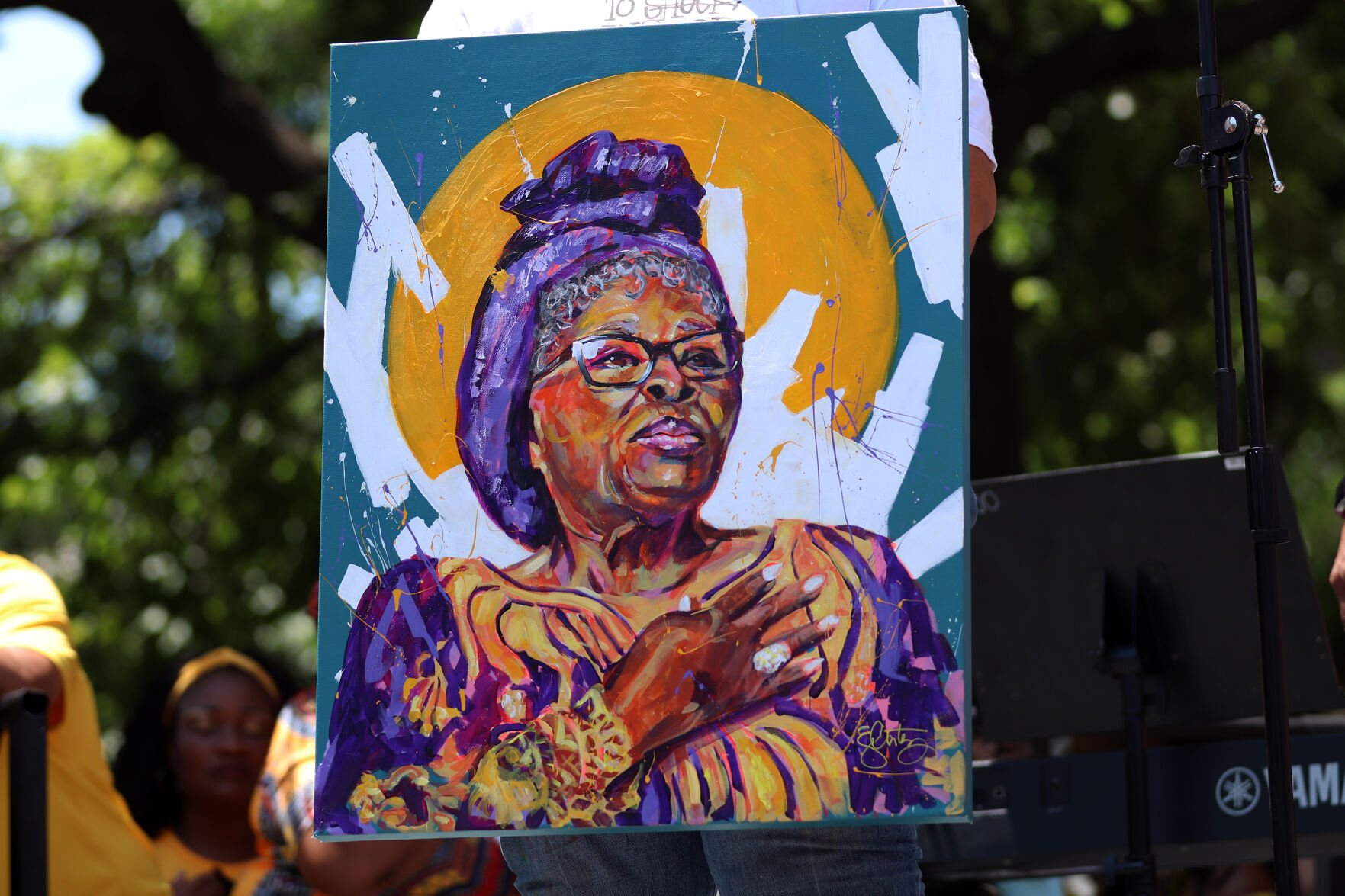 Photos: Opal Lee marches alongside hundreds to celebrate Juneteenth becoming a national holiday